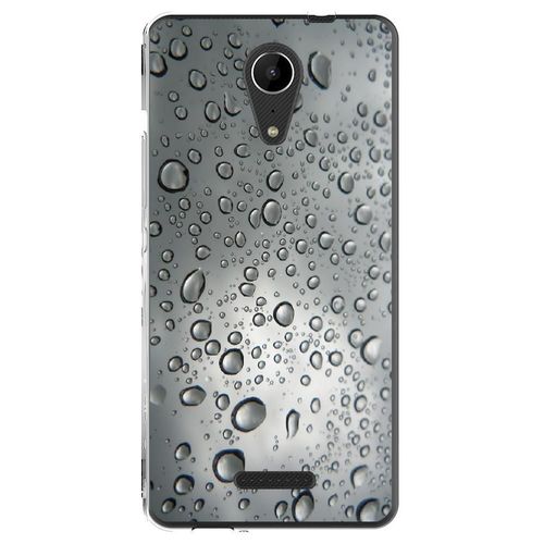 Coque Souple Pour Wiko Tommy 2 Avec Impression Motifs Gouttes D'eau