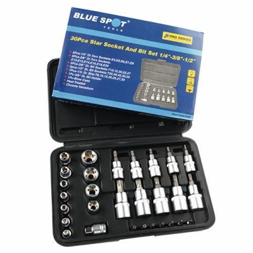 Blue Spot Coffret à douilles Torx 30 pièces (Import Grande Bretagne)