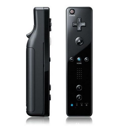 Manette Contrôleur Wiimote Avec  Etui Silicone Pour Console Nintendo Wii Noir