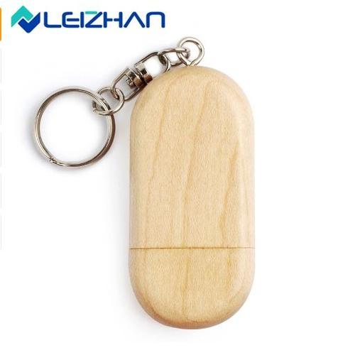 Leizhan clé Usb bois porte clé 16 Go Mac & Pc