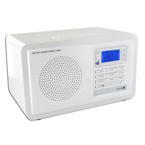 Radio réveil silver Bois Blanc RDS80