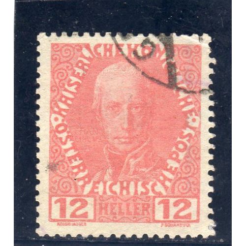 Timbre-Poste DAutriche (Empereur François 1er)
