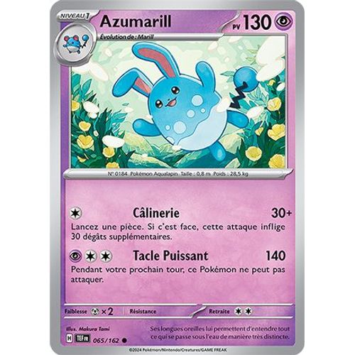 Azumarill - 065/162 - Forces Temporelles