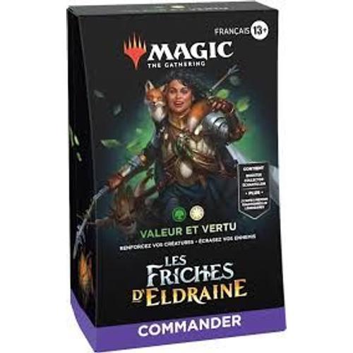 Magic Mtg - Deck Commander - Les Friches D'eldraine - Valeur Et Vertu