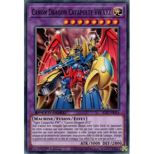 Canon Dragon Catapulte Vwxyz - Sgx1-Fri14 - Yu-Gi-Oh ! Commune