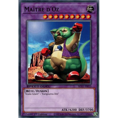 Maître D’Oz - Sgx1-Fri13 - Yu-Gi-Oh ! Commune