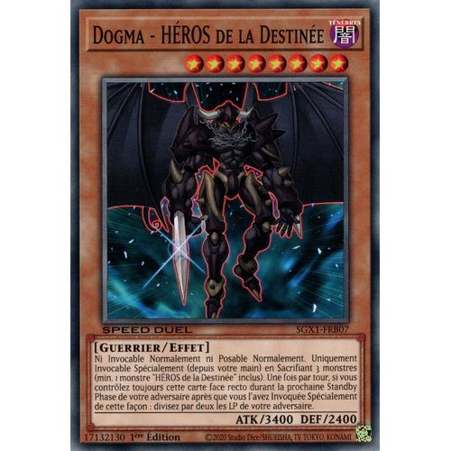 Dogma - Héros De La Destinée - Sgx1-Frb07 - Yu-Gi-Oh ! Commune