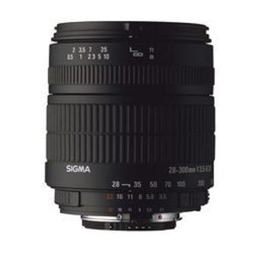 Objectif Sigma - Fonction Zoom - 28 mm - 300 mm - f/3.5-6.3 DG Macro - Nikon F