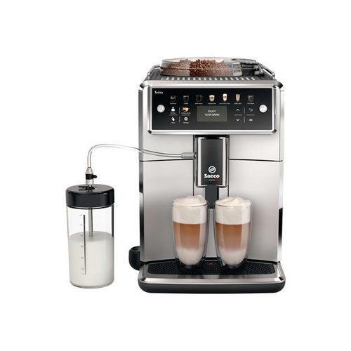 Saeco Xelsis SM7581 - Machine à café automatique avec mousseur à lait - noir / argent