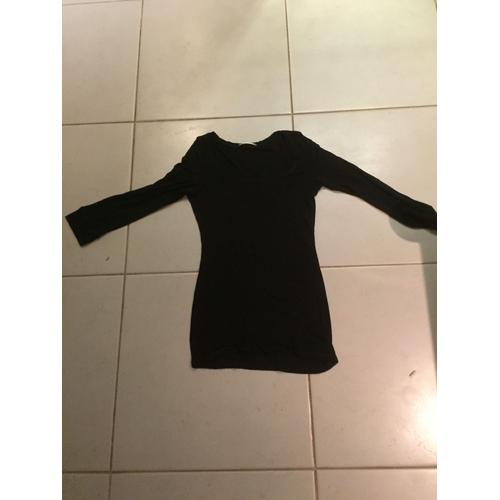 T-Shirt Ml Noir Promod Fille 16 Ans / S / 36