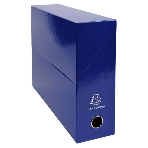 Exacompta Bte Transfert Dos 90mm Iderama Bleu F.