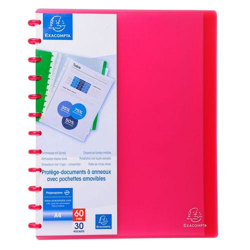 Exacompta Prot. Doc. Amovible Pp 60 V. Rge Trans.