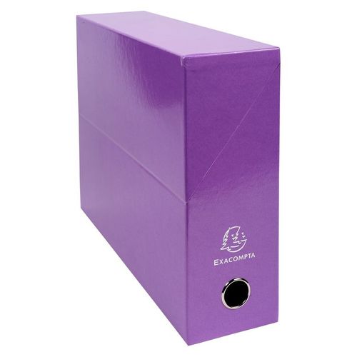 Exacompta Bte Transfert Dos 90mm Iderama Violet
