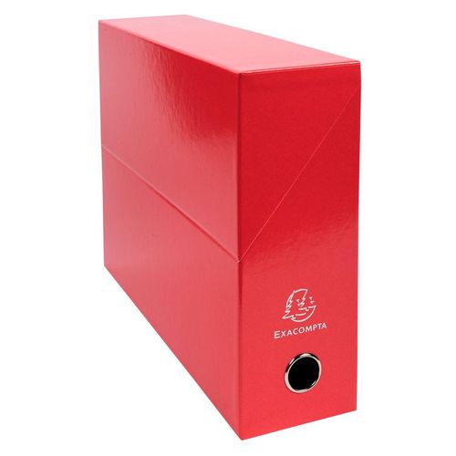 Exacompta Bte Transfert Dos 90mm Iderama Rouge