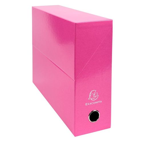 Exacompta Bte Transfert Dos 90mm Iderama Rose