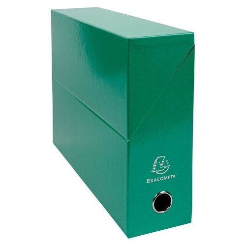 Exacompta Bte Transfert Dos 90mm Iderama Vert F.