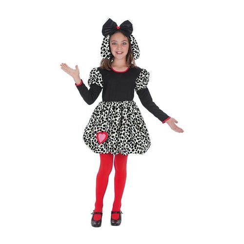 D?Guisement Chien Dalmatienne Coeur Pour Fille (Taille 1-3a)