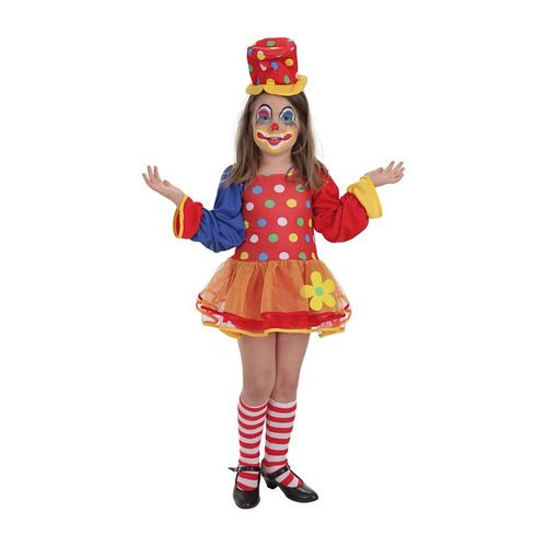 Déguisement Clown Poupée Pour Fille (Taille 10-12a)