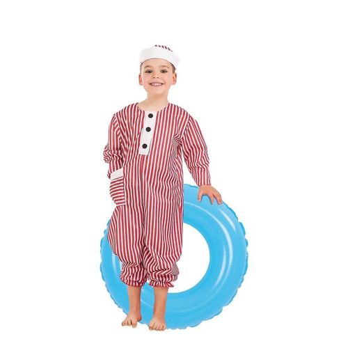 Déguisement De Baigneur Vintage Pour Enfant (Taille 3-5a)