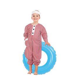 Déguisement De Baigneur Vintage Pour Enfant (Taille 7-9a)