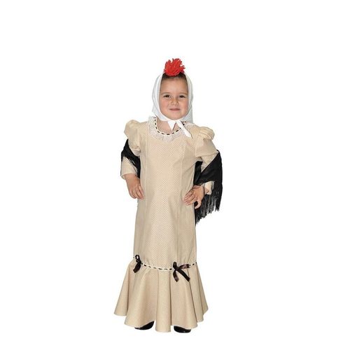 Déguisement De Chulapa Beige Pour Fille