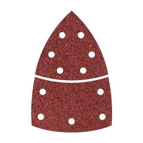 Wolfcraft Lot de 10feuilles abrasives, 2pièces, adhésive, 5619000