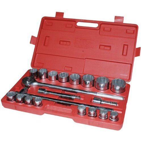 Am-Tech Coffret à douilles 3/4" 21 pièces Rouge