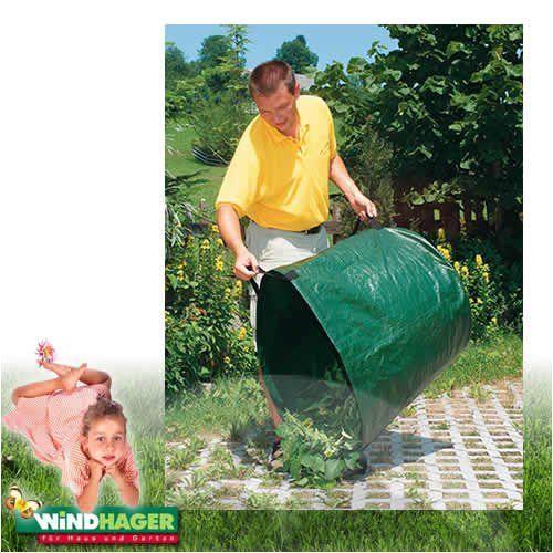 Windhager 5206 Sac de jardin à poignées Vert 270 L