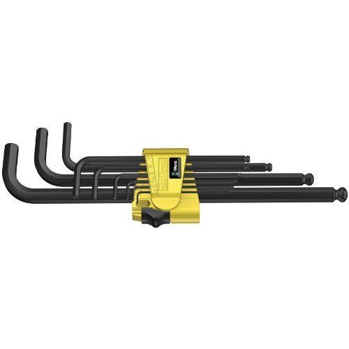 Wera 950 PKL/9 SZ N 05022171001 Jeu de clés mâles coudées système impérial Blacklaser 9 pièces