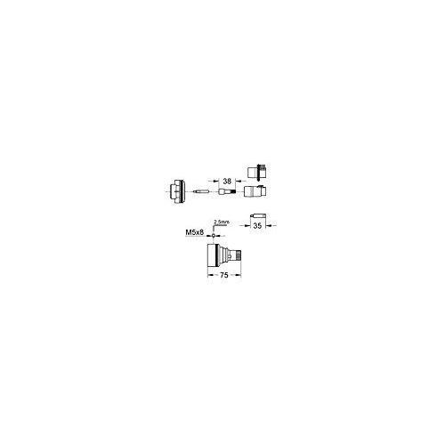 GROHE Rallonge Ancien Modèle pour Corps Non Compensé Pièces Détachées 47780000 Import Allemagne