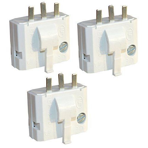 Tibelec 418500 Lot de 3 Fiches DCL 2 poles avec Terre