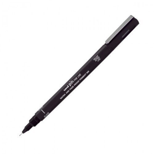 Uni-Ball 02200 N Stylo Pointe Calibrée 0,2 Mm Noir Lot De 12