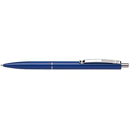 Schneider Novus K15 Stylo-Bille Clip Acier Bleu 50 Pièces