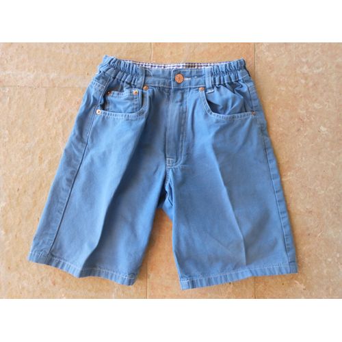 Short Tex Coton 10 Ans Bleu