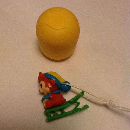 Figurine Kinder Noel Petite Biche Maron