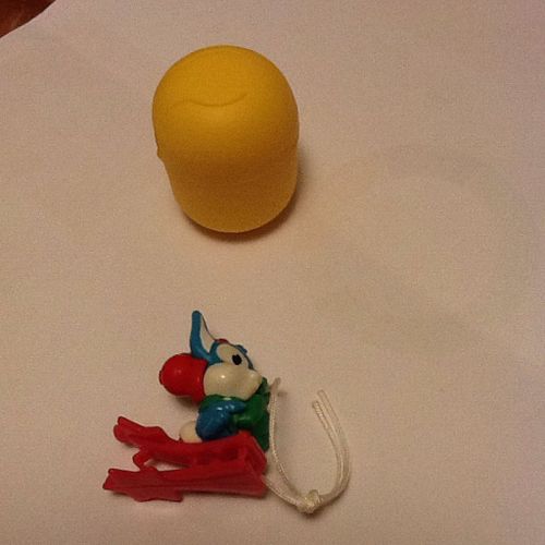Figurine Kinder Noel Lapin Bleu