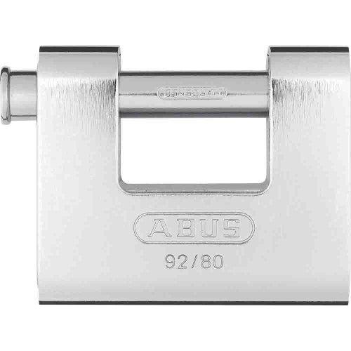 Abus 20059 Monoblock Cadenas monobloc en laiton avec gaine en acier et clé unique 8521