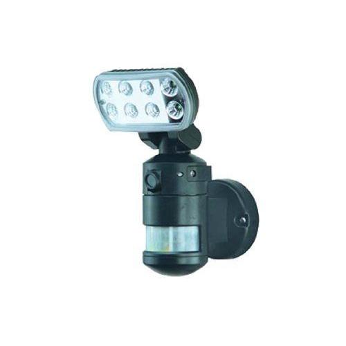 MediaExpress Lampe murale LED pour extérieur IP44 avec détecteur de mouvement, crépuscule, caméra/appareil photo indépendant avec micro SD de 2Gb