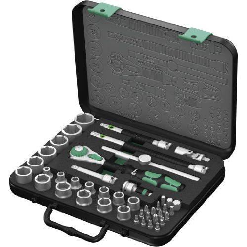 Wera Zyklop / 05003594001 Coffret clé à cliquet 3/8" 8100 SB 2 43 pièces (Import Allemagne)