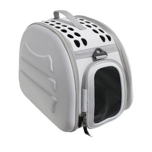 Caisse De Transport Pliable Et Lavable Yatek Pour Chien/Chat, Recommandé Pour Les Animaux Pesant Jusqu'? 5 Kg, Couleur : Gris Clair