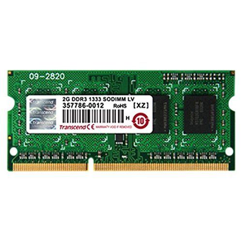 Transcend - DDR3L - module - 4 Go - SO DIMM 204 broches - 1866 MT/s / PC3L-14900 - CL13 - 1.35 V - mémoire sans tampon - non ECC