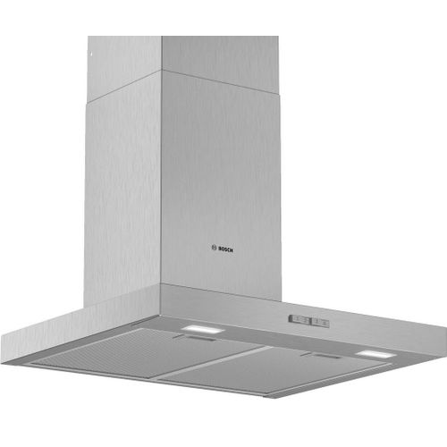 Bosch Serie 2 DWB66BC50 - Hotte - hotte décorative - largeur : 60 cm - profondeur : 50 cm - evacuation & recyclage - acier inoxydable