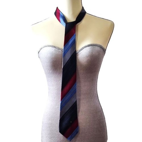 Cravate Guy Laroche 100% Soie Multicolore À Rayures