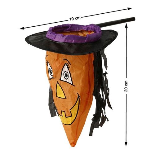 Seau De Sorcière Avec Manche Pour Bombons De 19x29 Cm (Taille Unique)