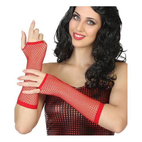 Gants Mitaines Rouges (Taille Unique Adulte)