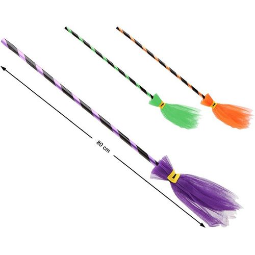 Balai De Sorcière Disponible En 3 Modèles 80 Cm (Taille Unique)