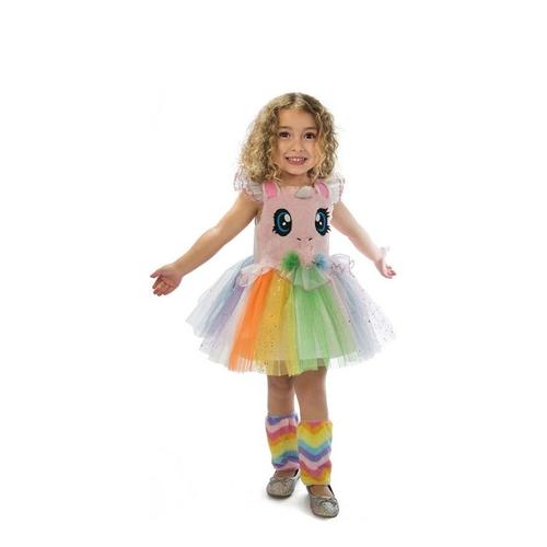 Déguisement D?Unicorne Rose Avec Des Petits Yeux Pour Fille (Taille 3-4a)