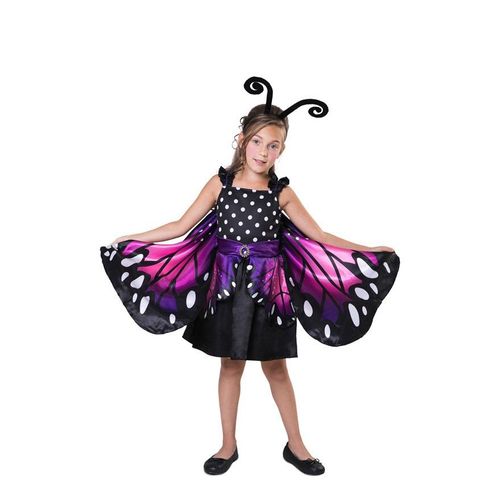Déguisement De Papillone Rose Et Violet Pour Fille (Taille 7-9a)