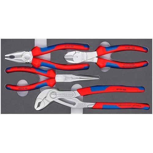 Knipex Jeu de pinces « Basic Chrom » - 00 20 01 V17