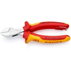 Knipex X-Cut Pince coupante de côté 160 mm - 73 06 160 T BK